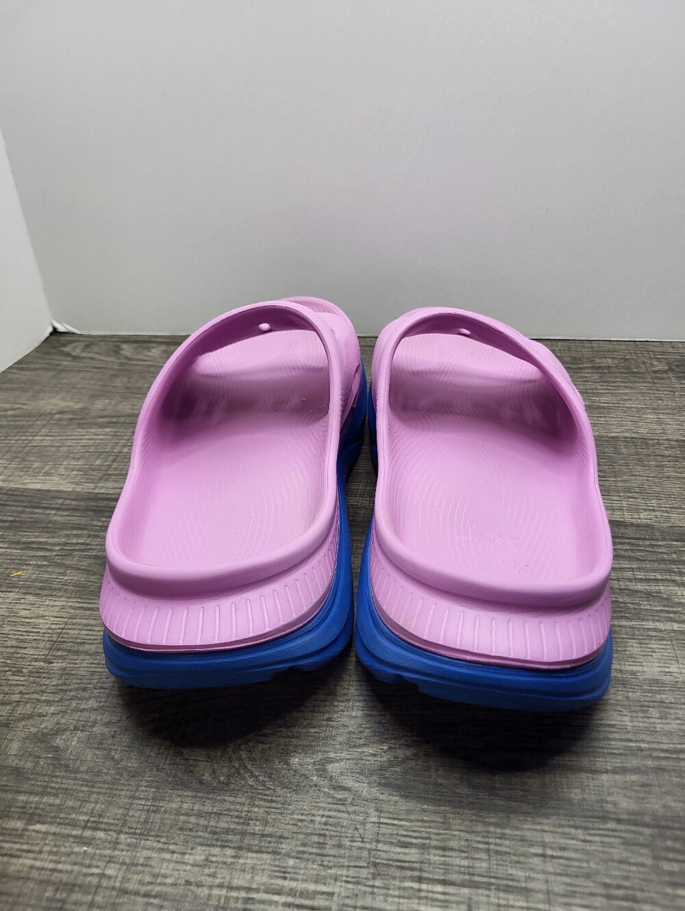 Hoka Ora Recovery Slide 3 Women's Size 9 US Cyclamen/ Coastal Sky Summer Beach - Picture 5 of 10